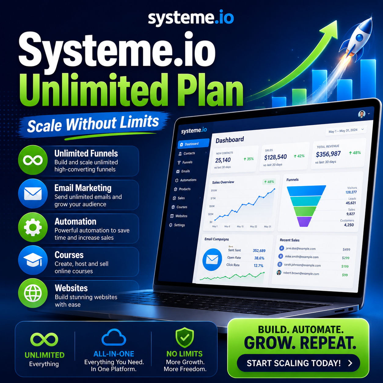 Systeme.io Unlimited Plan